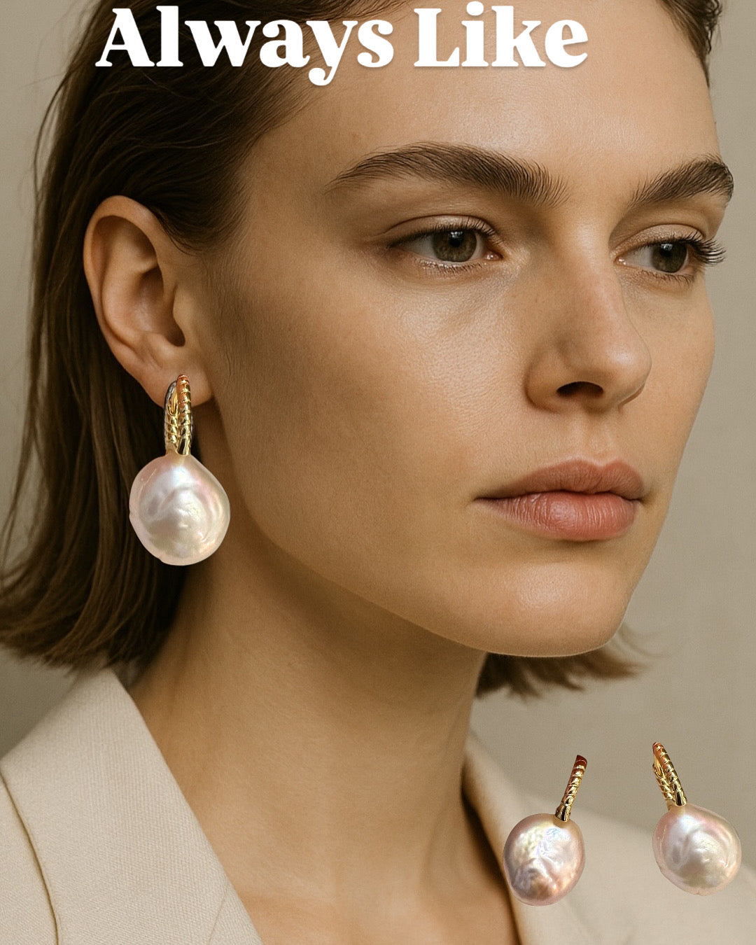 No 3 earrings