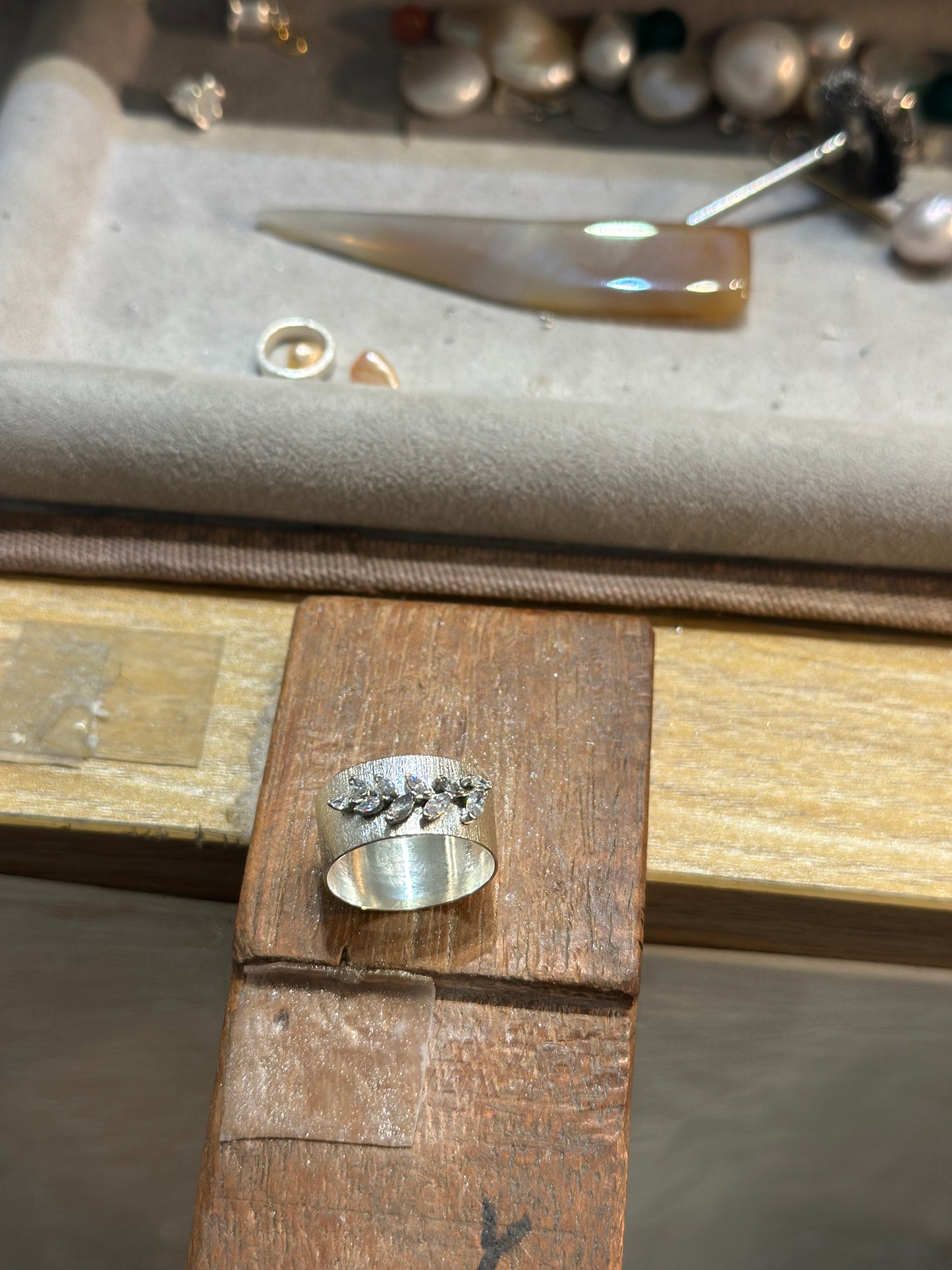 Garden leaf Ring