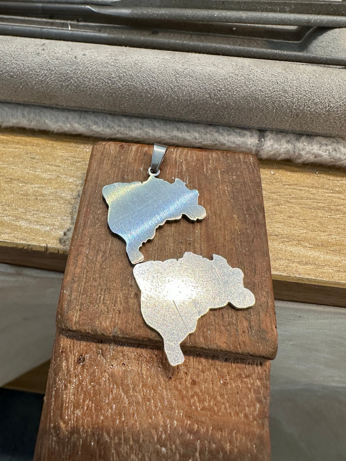 Custom Heritage Map Pendant