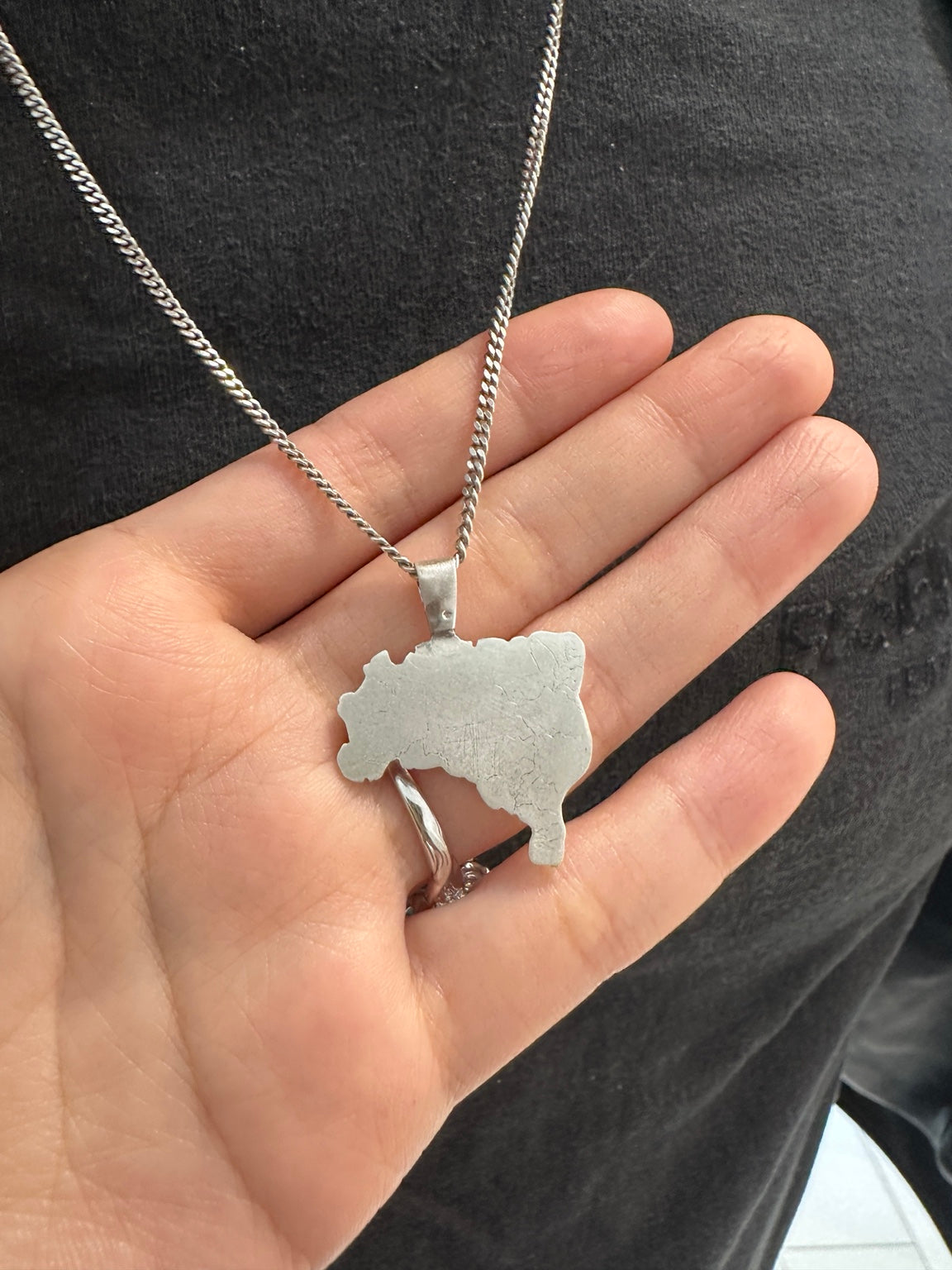 Custom Heritage Map Pendant